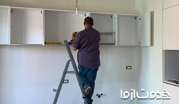 نکات ایمنی نصب کابینت هوایی با فیتینگ